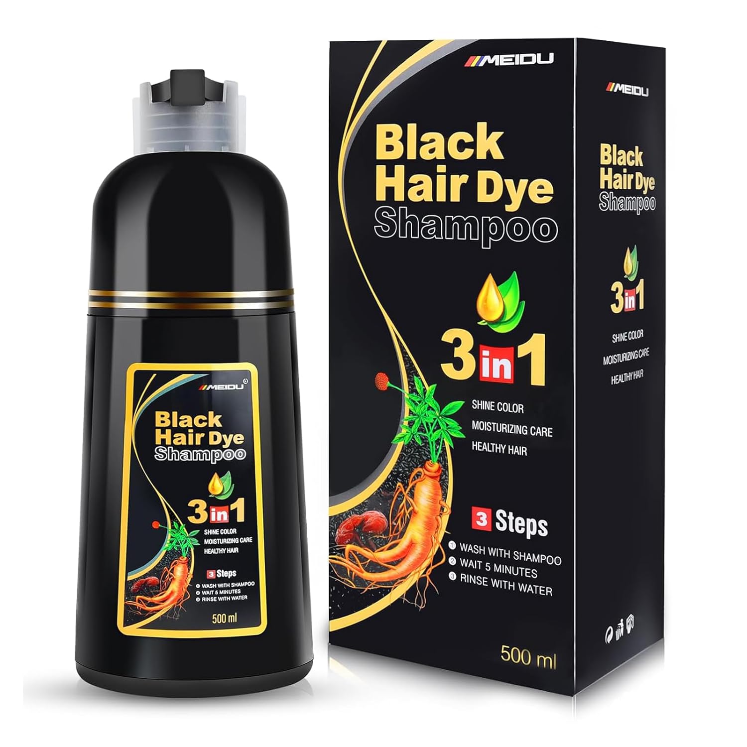 Șampon Colorant cu Extracte Naturale